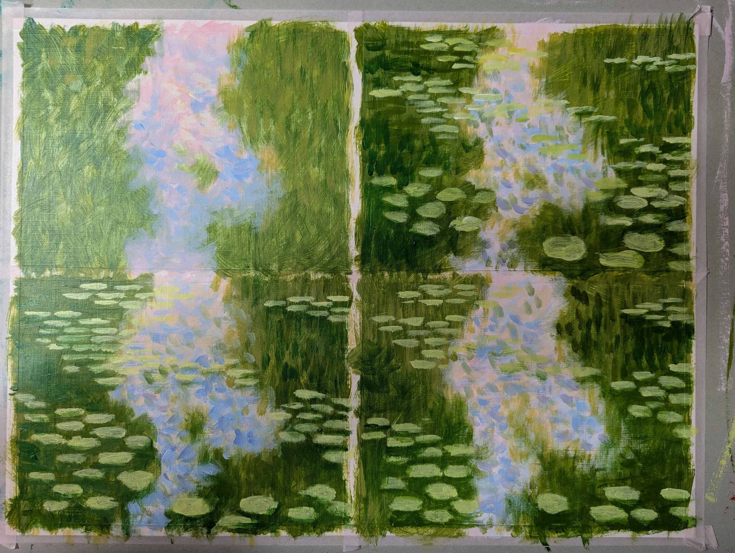 ‘Monet lilies sequence