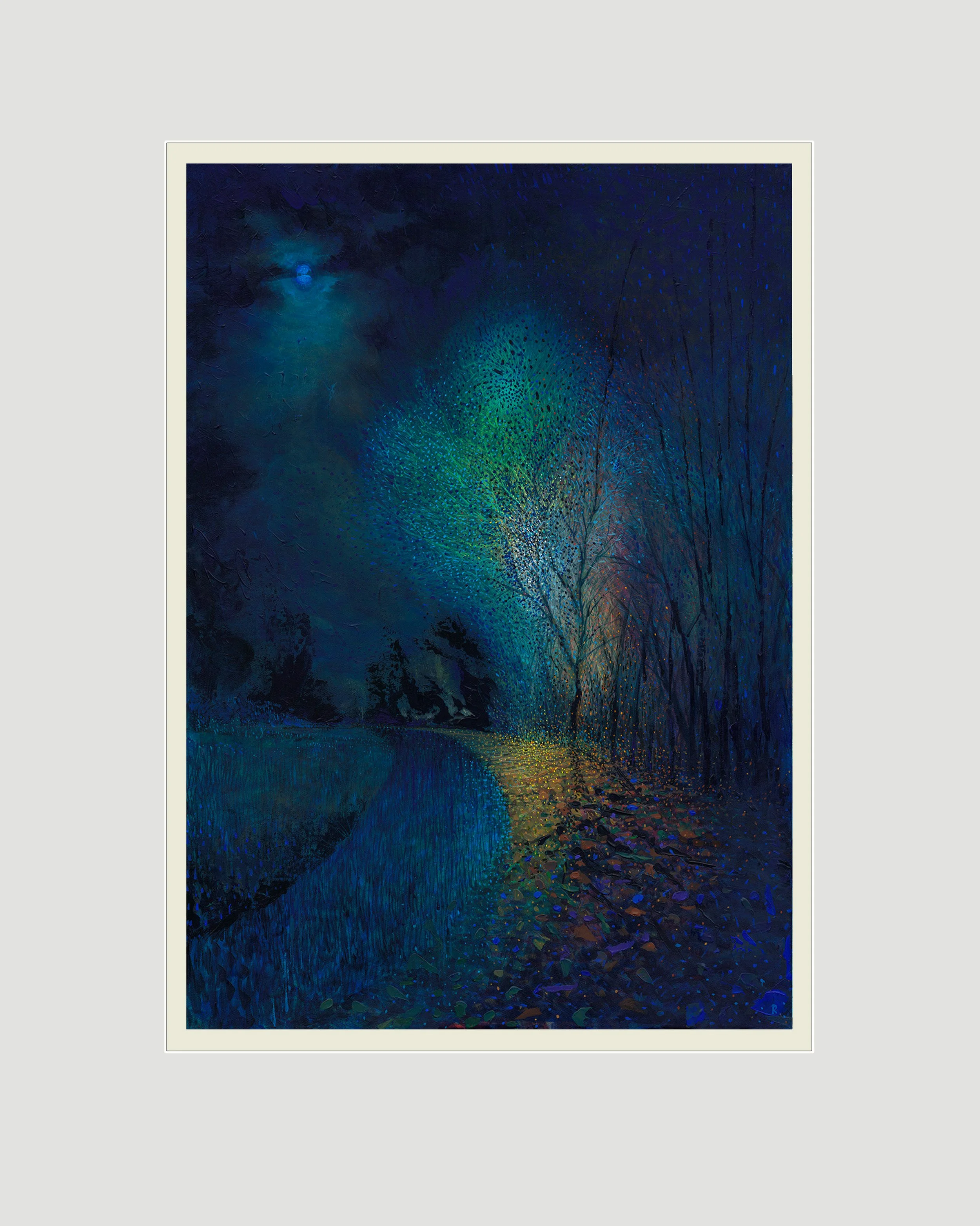 Print imaged 25x35cm, Card Mount 40x50cm