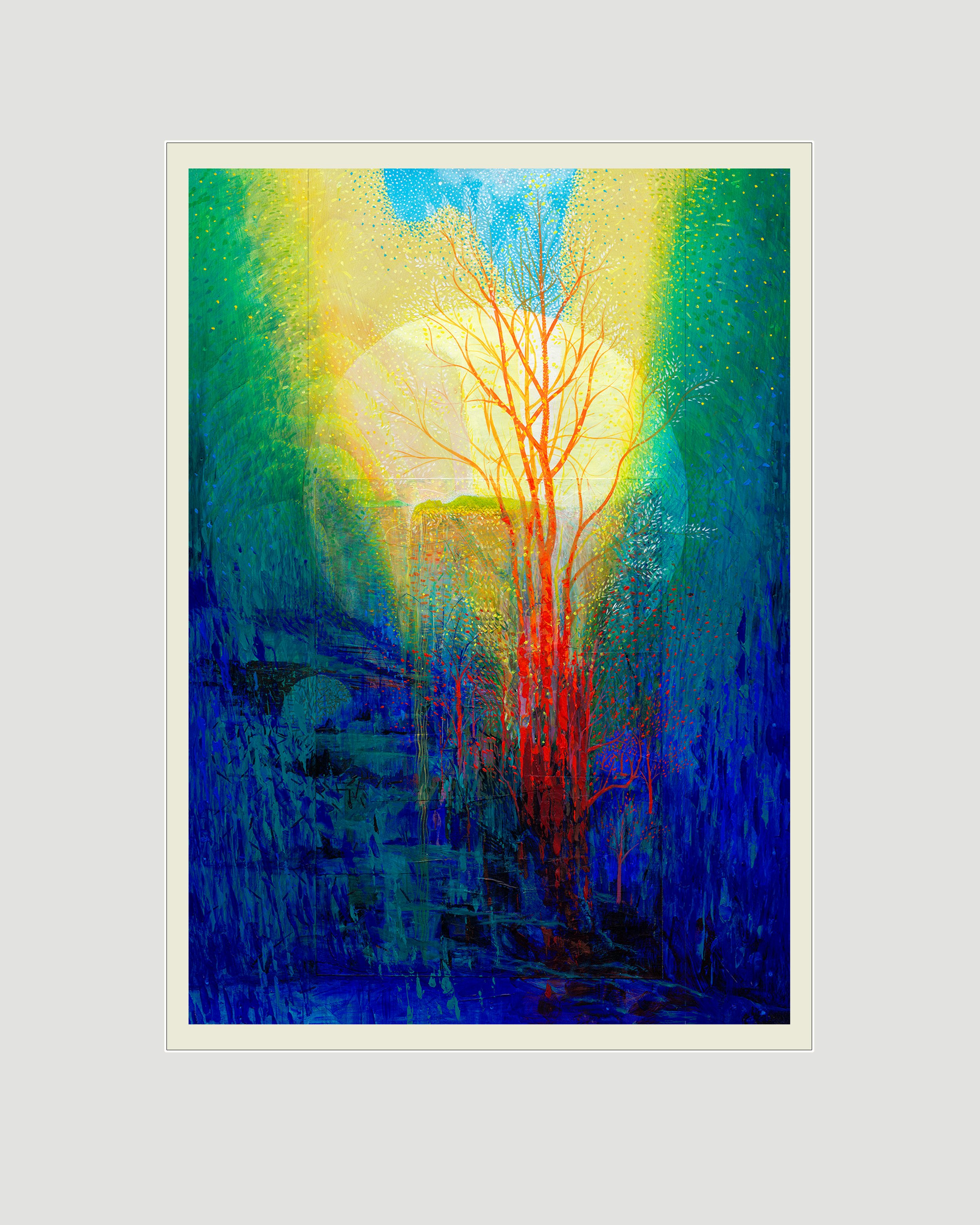 Print imaged 25x35cm, Card Mount 40x50cm