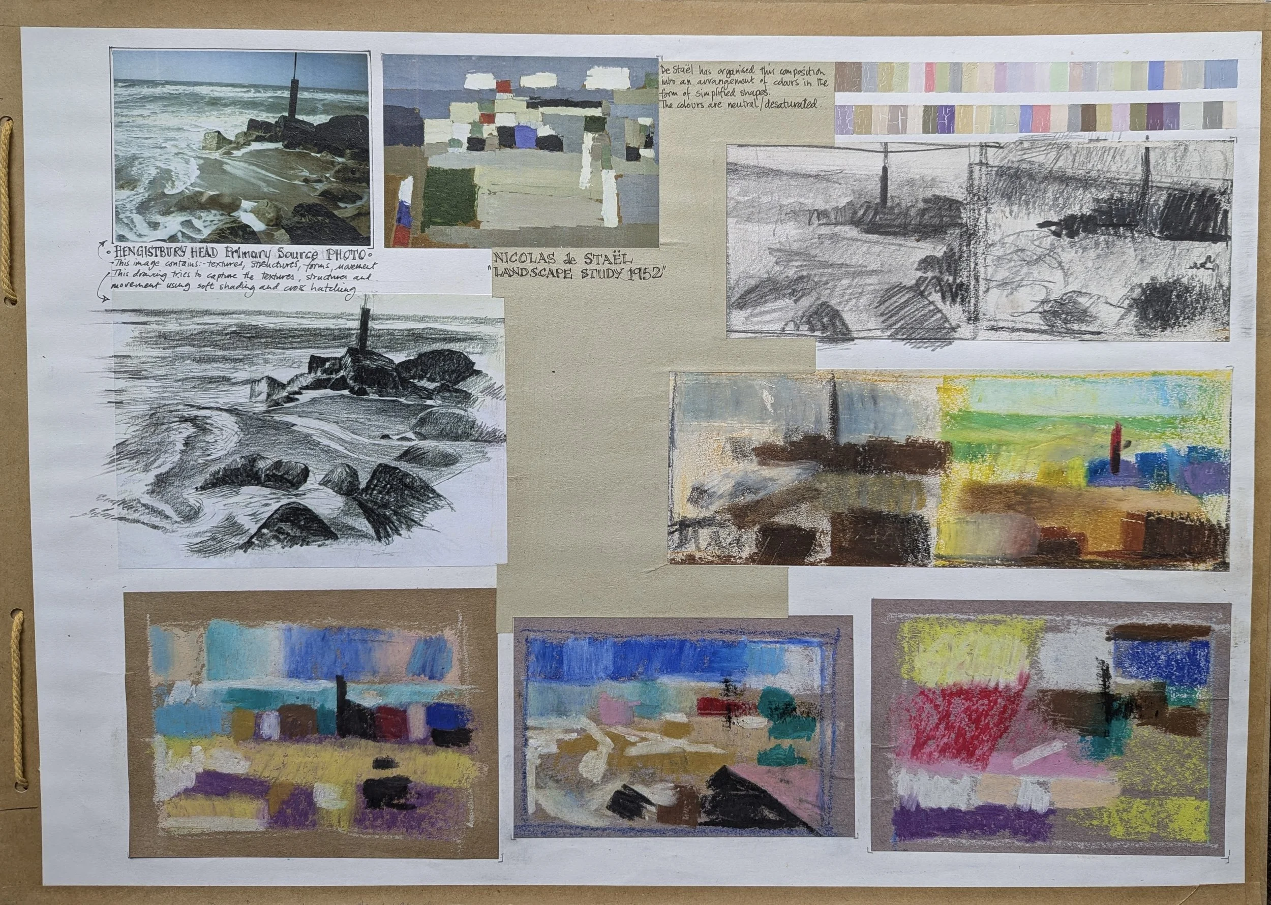 Sequence demonstrating simplification of shapes