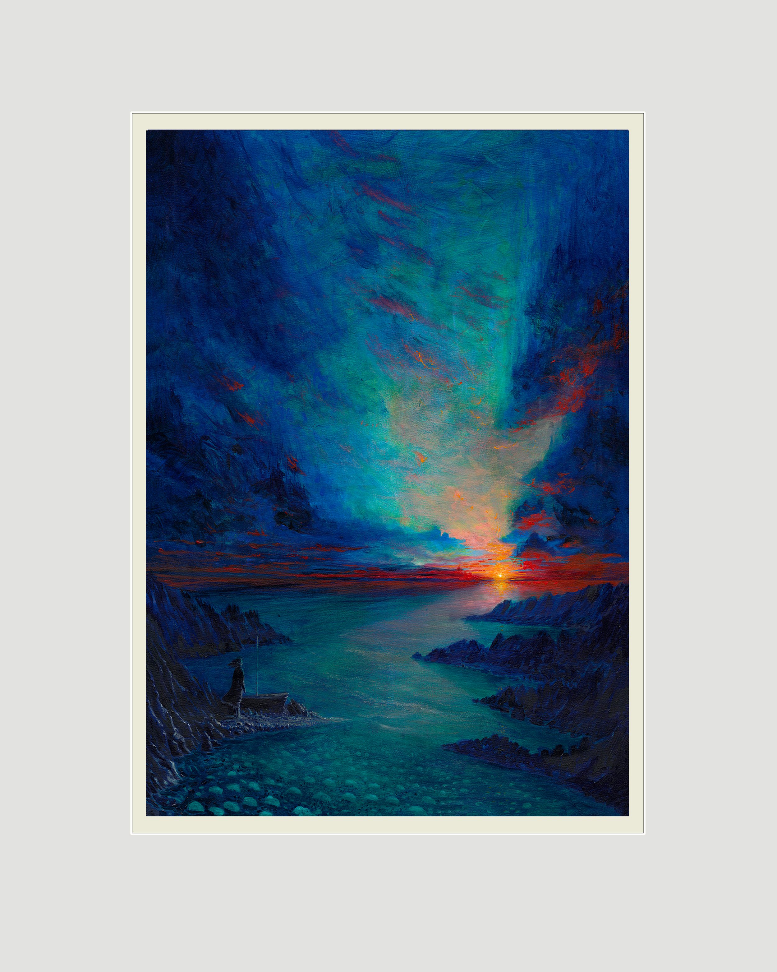 Print imaged 25x35cm, Card Mount 40x50cm