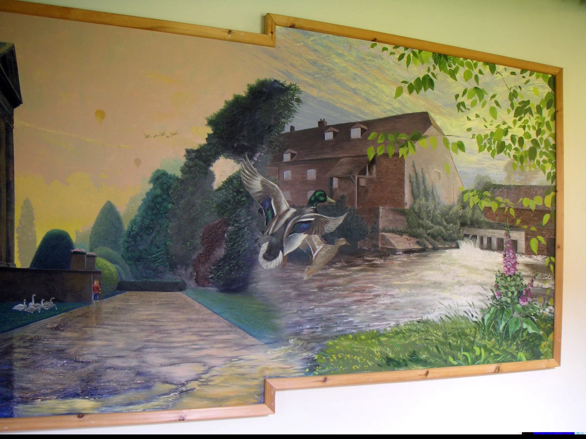 Andover Hospital wall painting