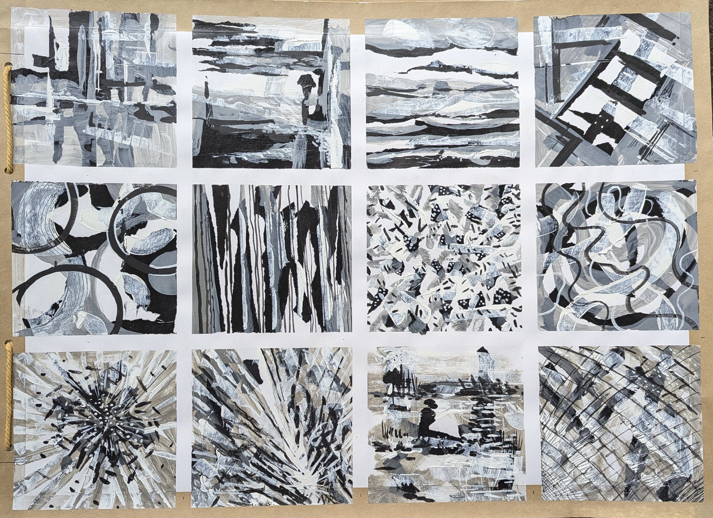 Compositional starting points, layering