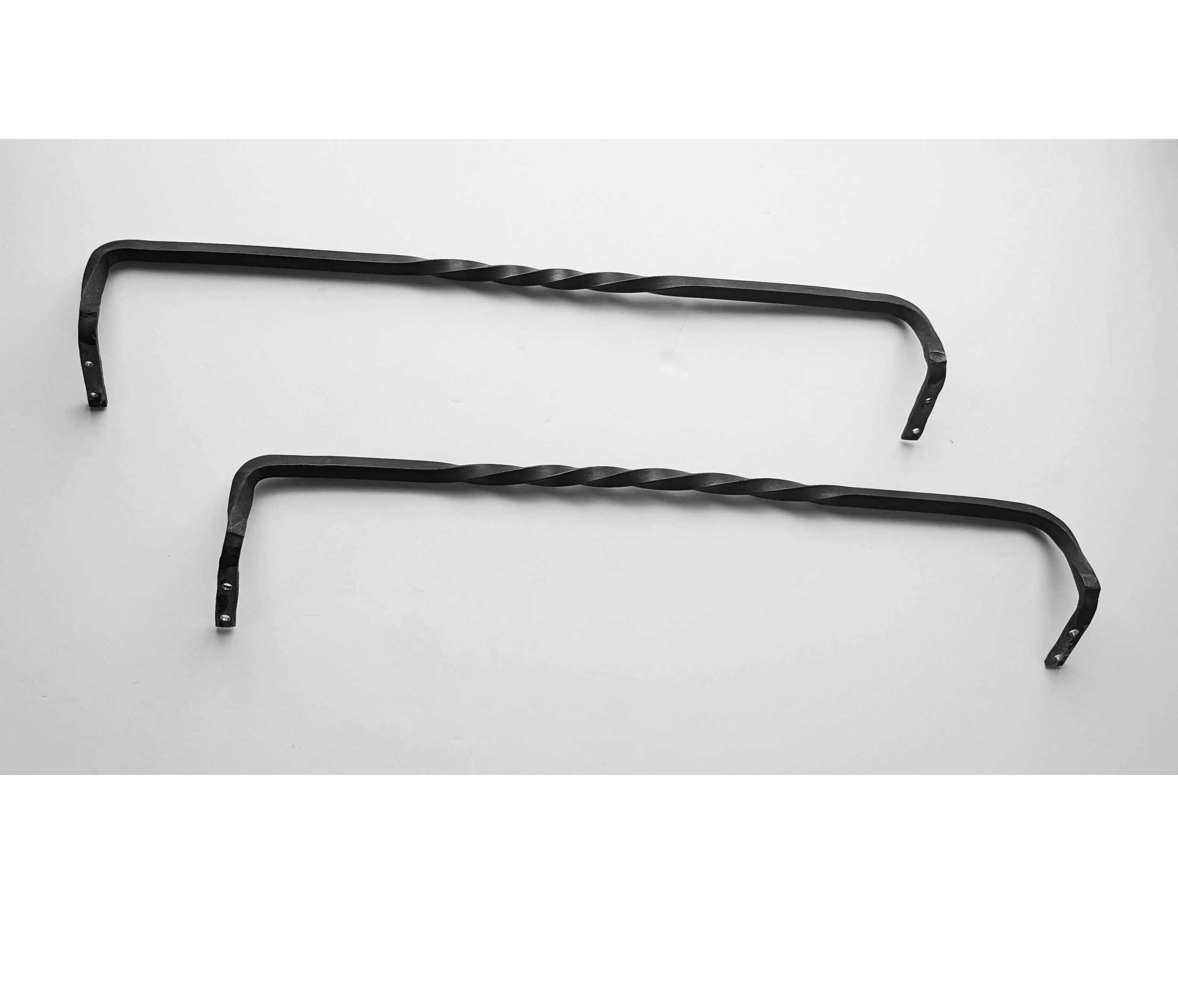 Twisted towel rails