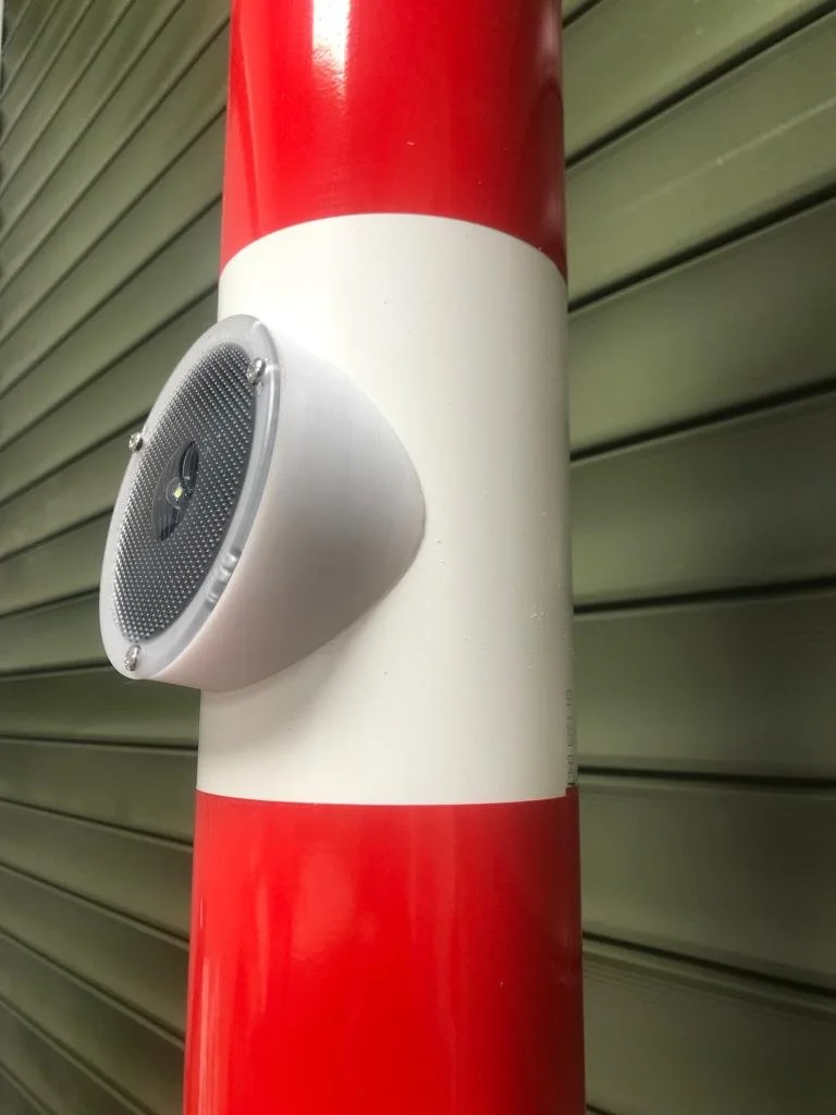 Angled Light Housing