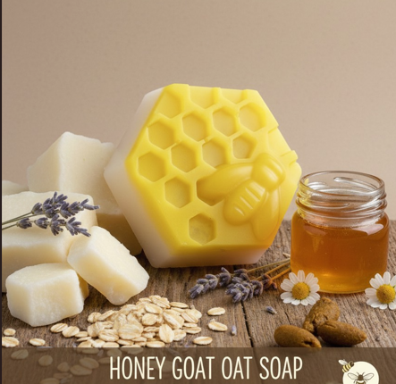 Honey-Oat-Goat Soap