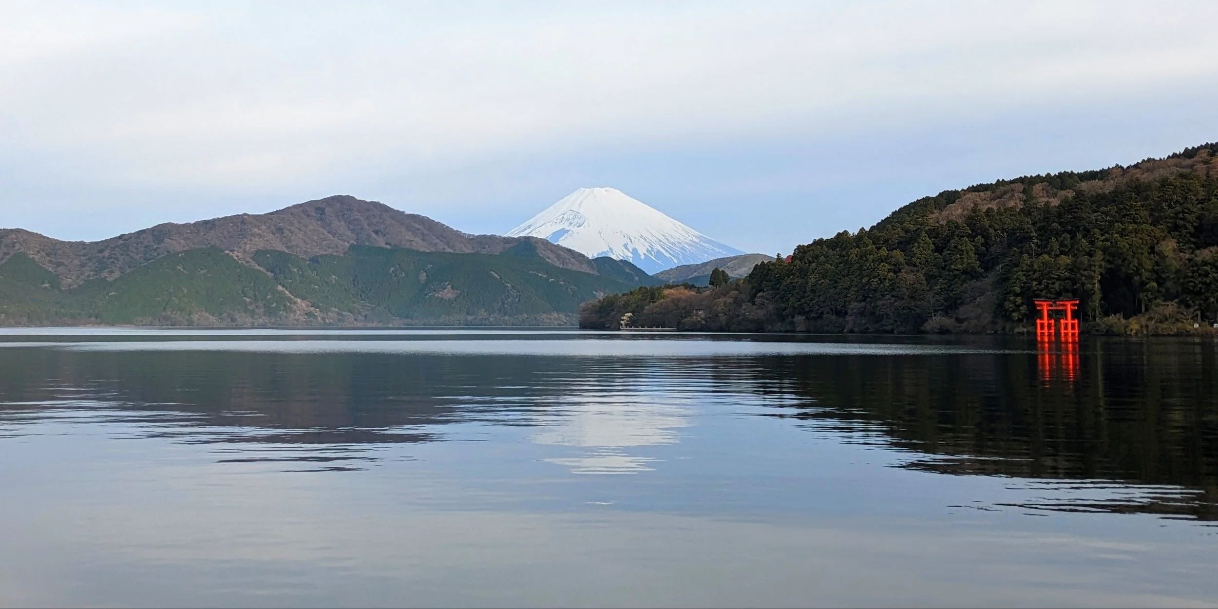 Mt Fuji from Lake Ashi