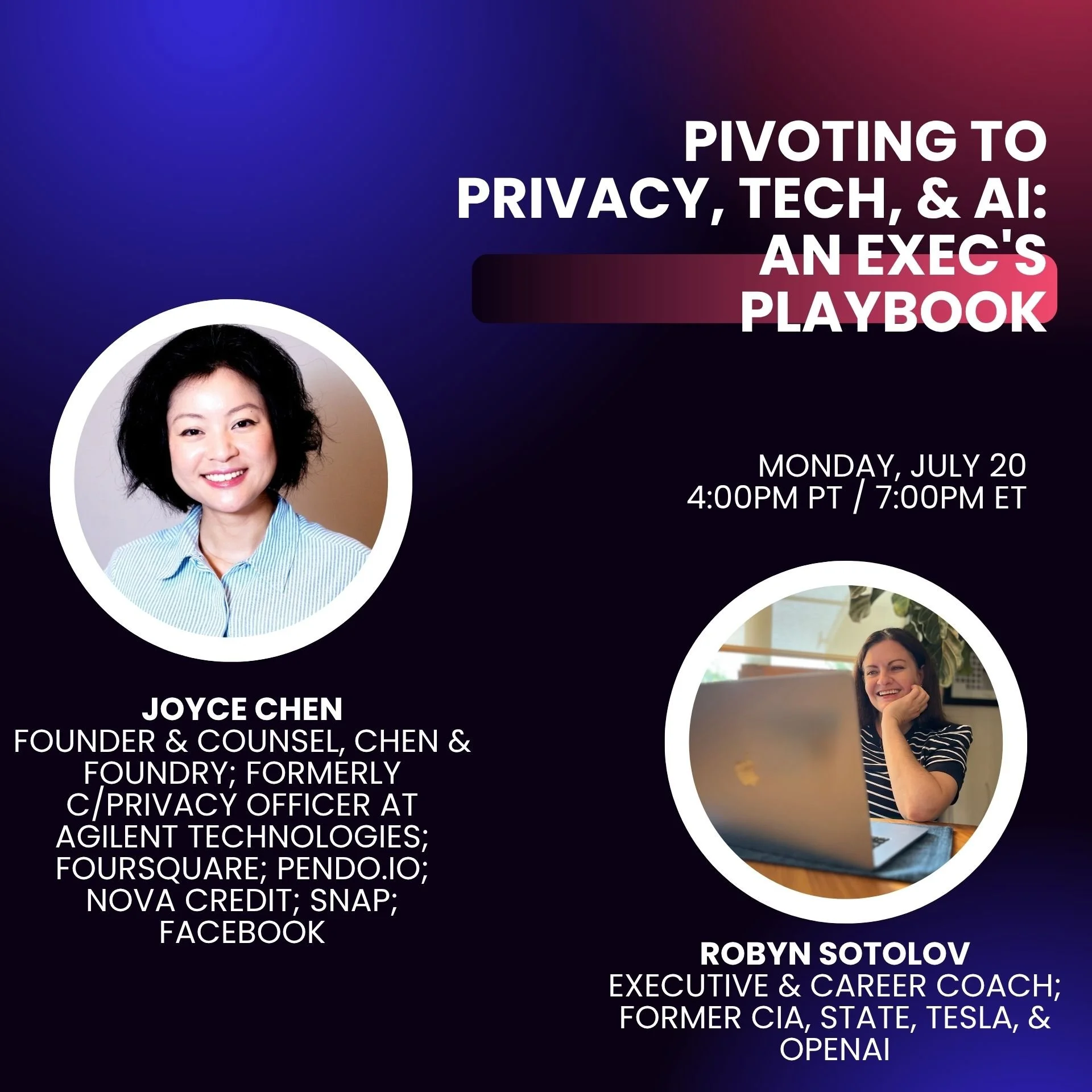 Privacy in Tech Field Guide: Insights from Joyce Chen