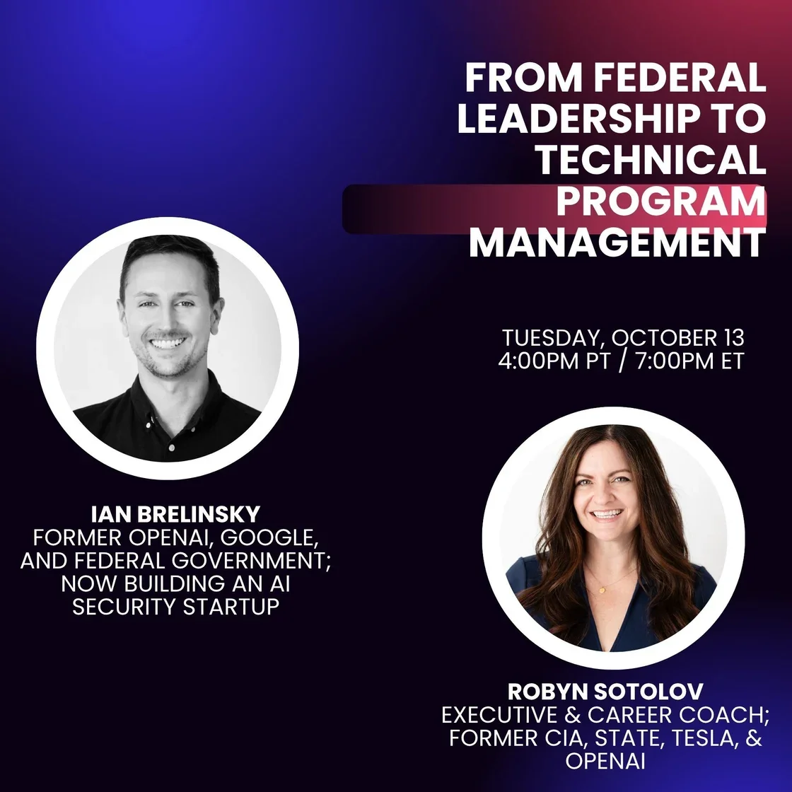 From Government Leadership to Big Tech TPM: Insights from Ian Brelinsky