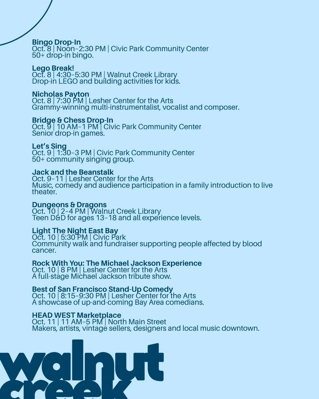 LEGO ➡️ farmers markets ➡️ zombie brew crawl ➡️ TLC, Salt-N-Pepa &amp; En Vogue. 😂

The East Bay calendar is chaotic in the best way.

What are you picking?

#eastbay #askbrendan #thingstodo #havefun #events