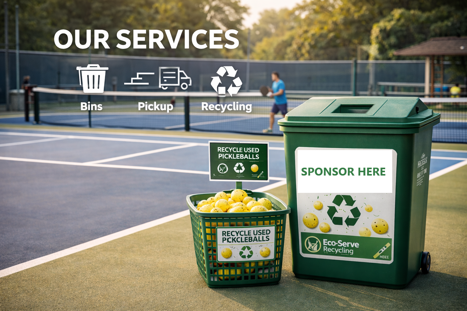 Recycling pickleballs