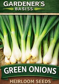 Gardener’s Basics Green Onions (Non-GMO Heirloom Seeds) 
Fast-growing green onions ideal for raised beds, containers, and natural pest control through companion planting.