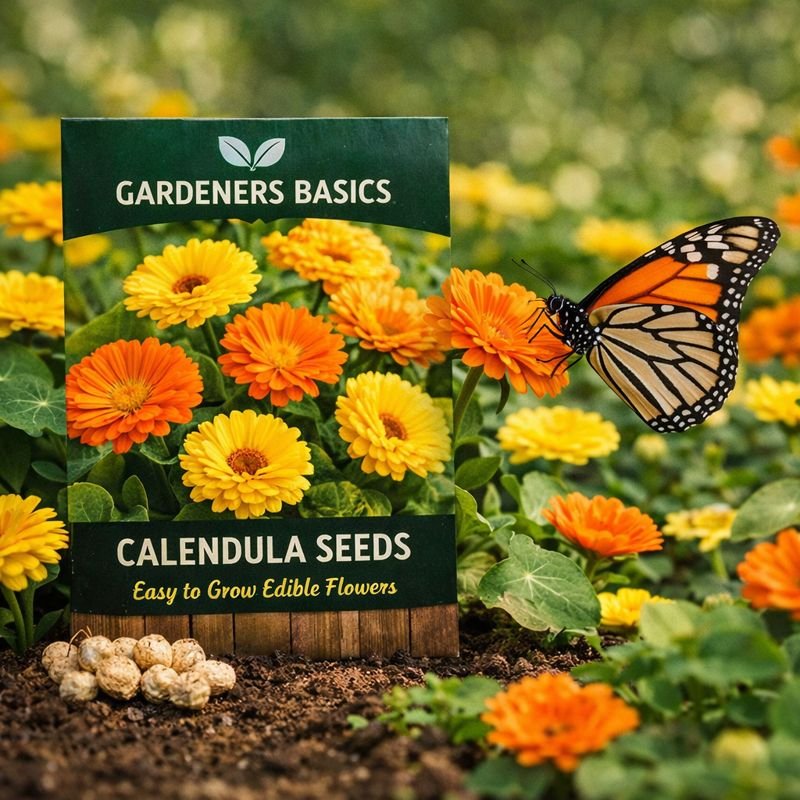 Bright, pollinator-friendly calendula for any garden. They are cool-season annuals that thrive in spring,