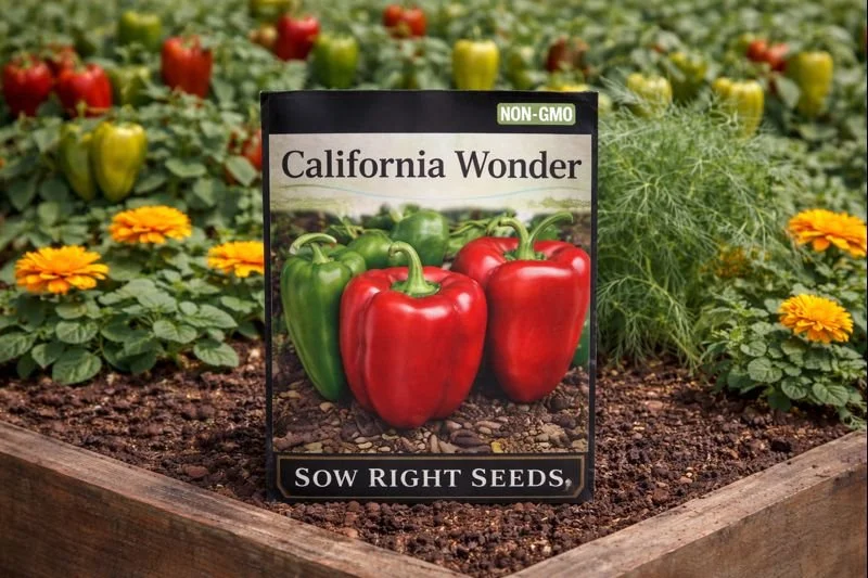 California Wonder Bell Pepper 
A classic sweet bell pepper with dependable yields and excellent flavor. 