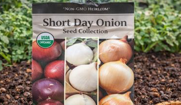 Sow Right - Short Day Onion Seed Collection (3-Pack) - A complete heirloom onion trio for short-day growers—Red Creole, Crystal White Wax, and Texas Early Grano. Non-GMO seeds offering reliable germination and flavorful bulbs for fresh cooking and st