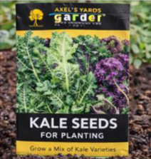 Axel's Multi - Kale Seed Packs
A blend of heirloom Non-GMO varieties for nutrient-rich, cold-hardy leafy greens.