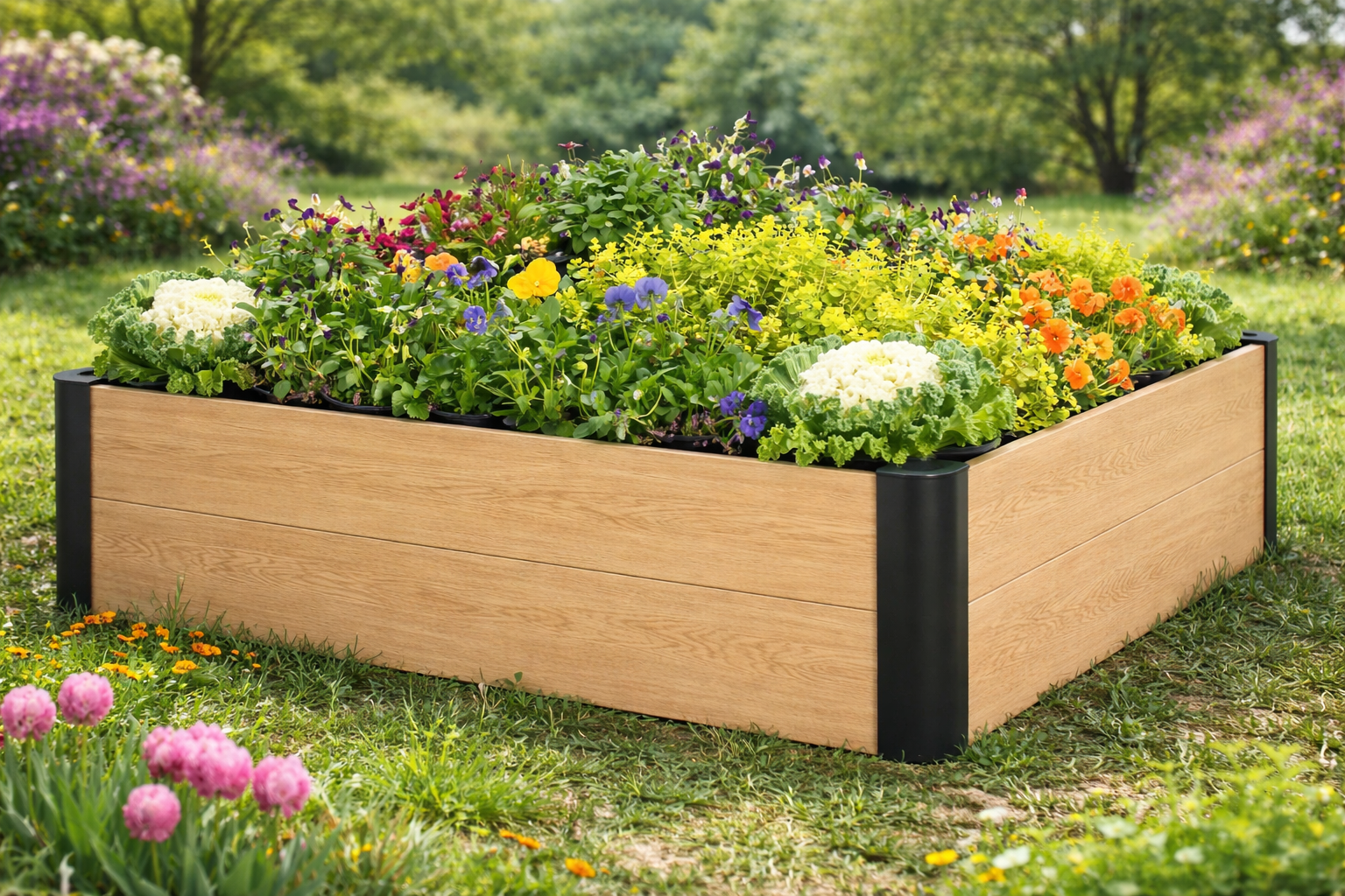 Tall Raised Garden Beds 

Deeper soil depth supports stronger roots while making planting and harvesting easier on your back.   