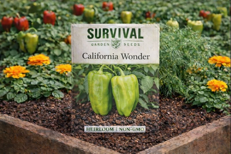 California Wonder Bell Pepper 
A classic bell pepper known for reliability and flavor. 