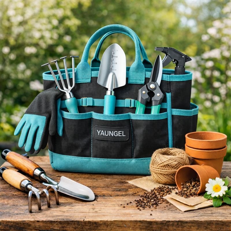 This YAUNGEL 10-piece garden tool set is the ultimate beginner-friendly kit. Durable tools, comfy grips, and perfect for raised beds or container gardening.
