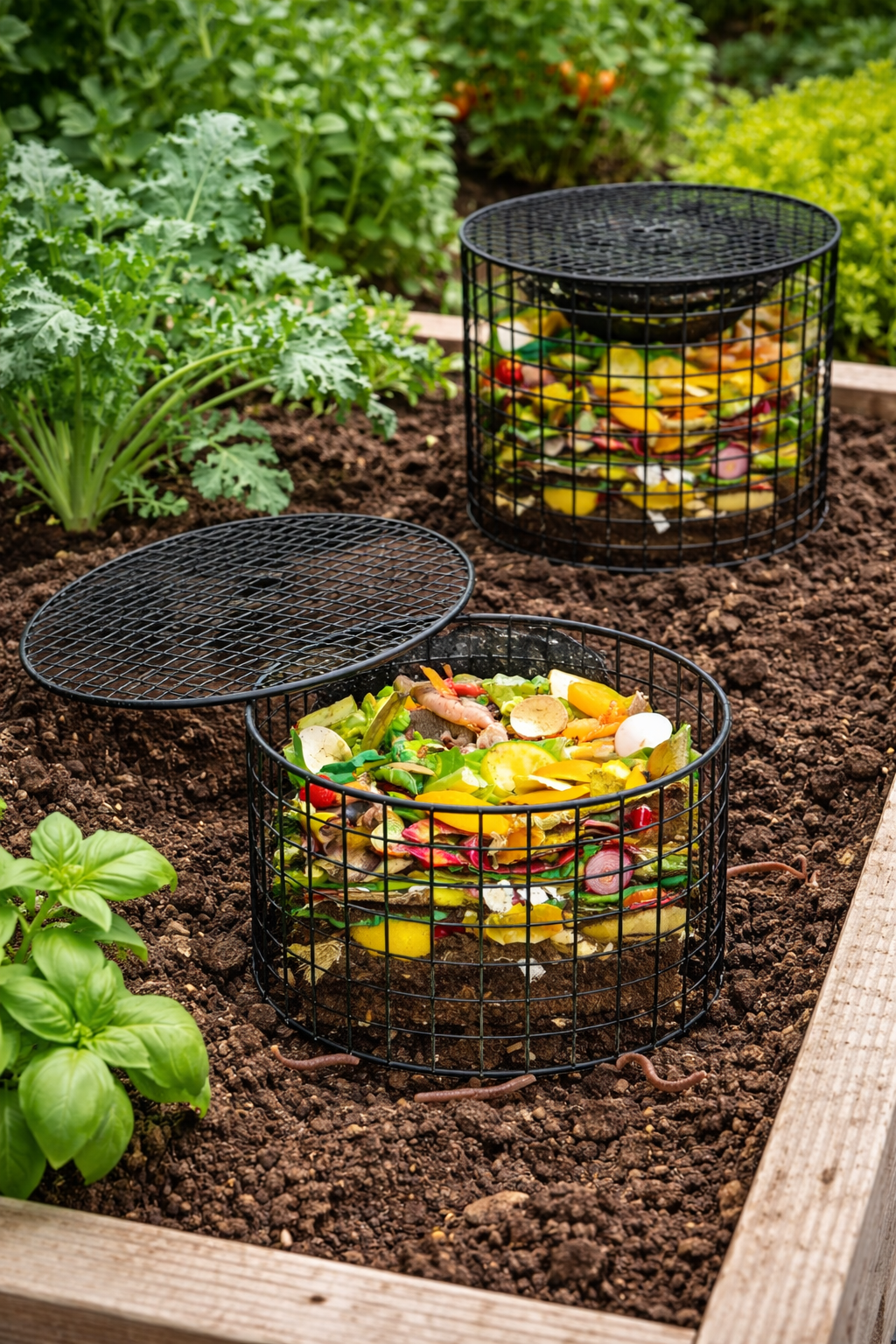 The U0U In-Ground Worm Composting Bin System is an easy and efficient way to turn everyday kitchen scraps into nutrient-rich compost right in your garden. Designed to sit directly in the soil
This system is ideal for gardeners who want low-effort com
