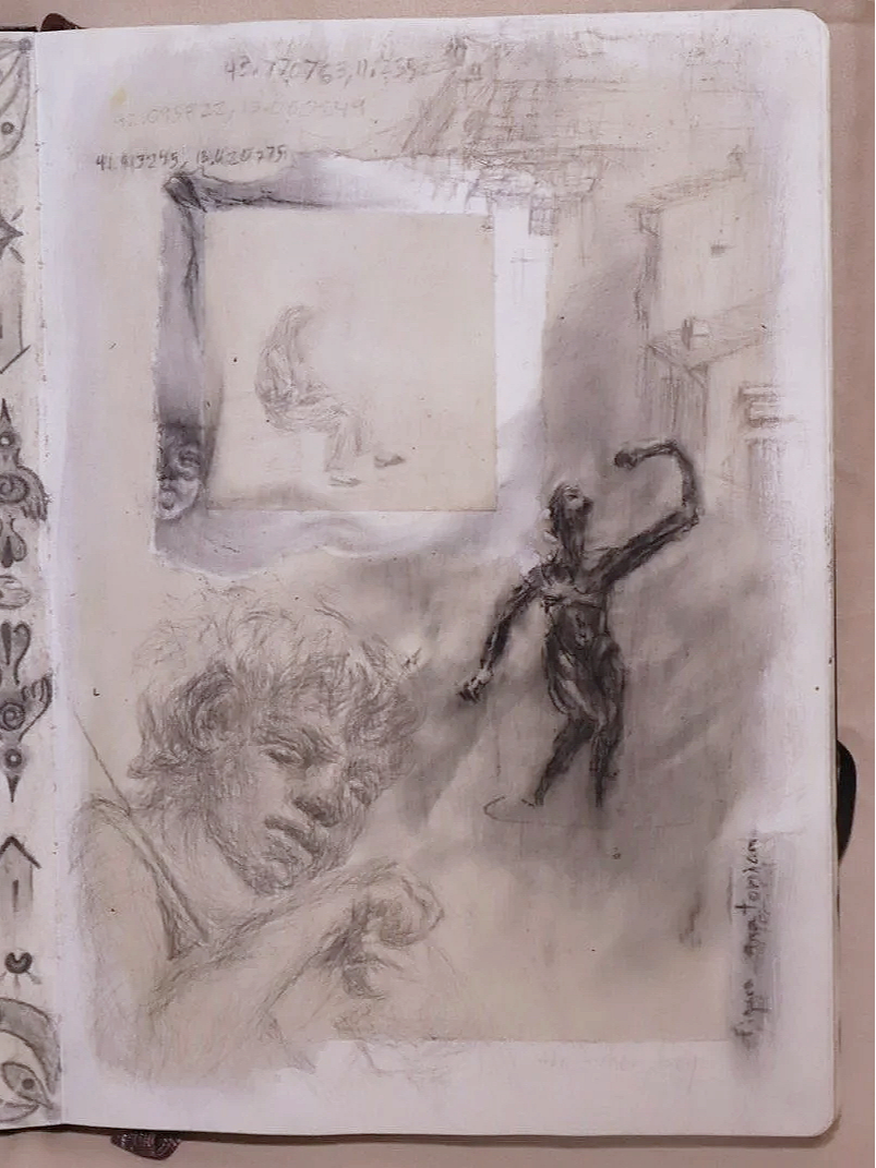 museo nazionale dell bargello | 2026 | paper, gesso, silverpoint, charcoal, and graphite