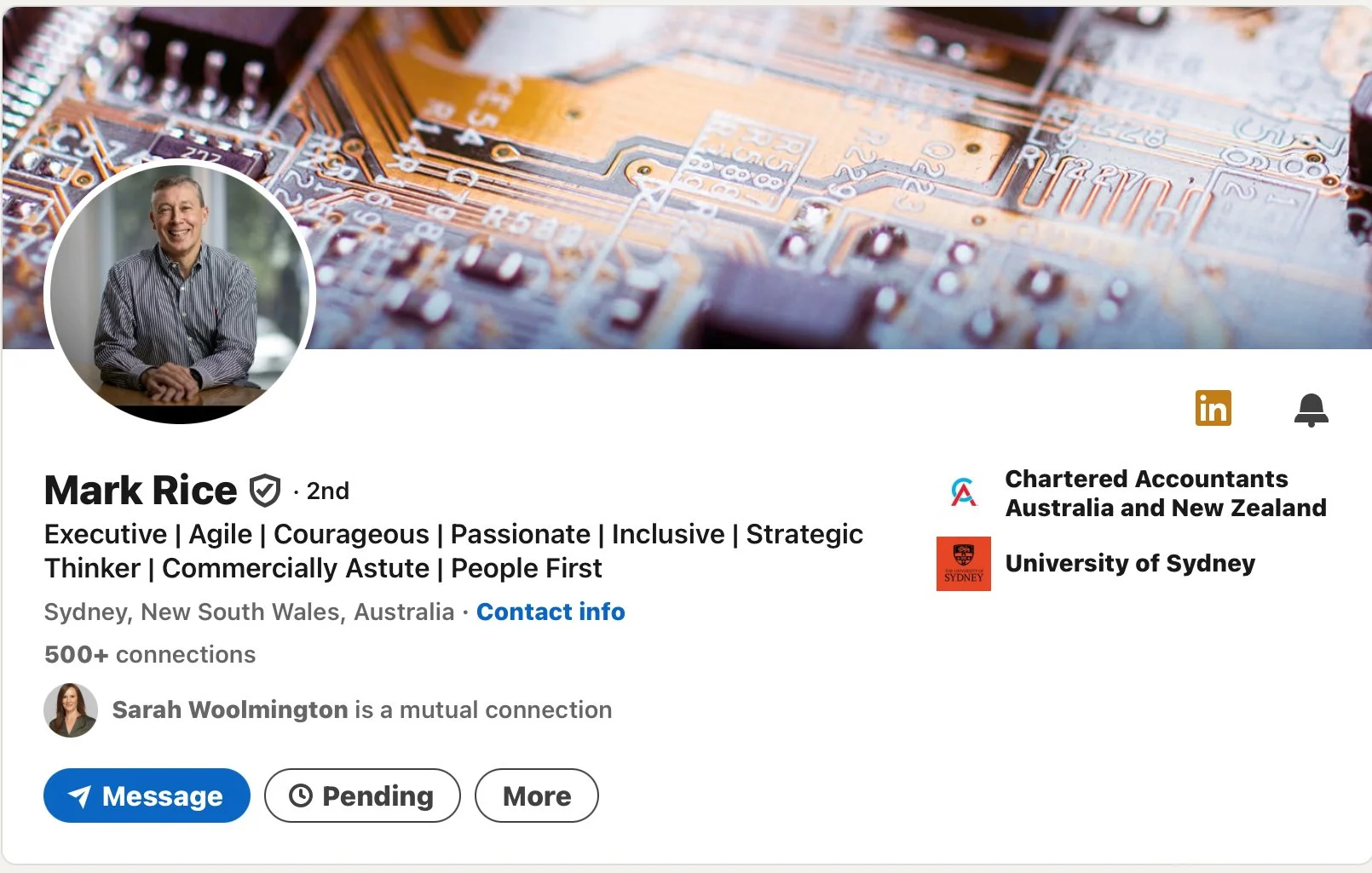 The CAANZ and Mark Rice