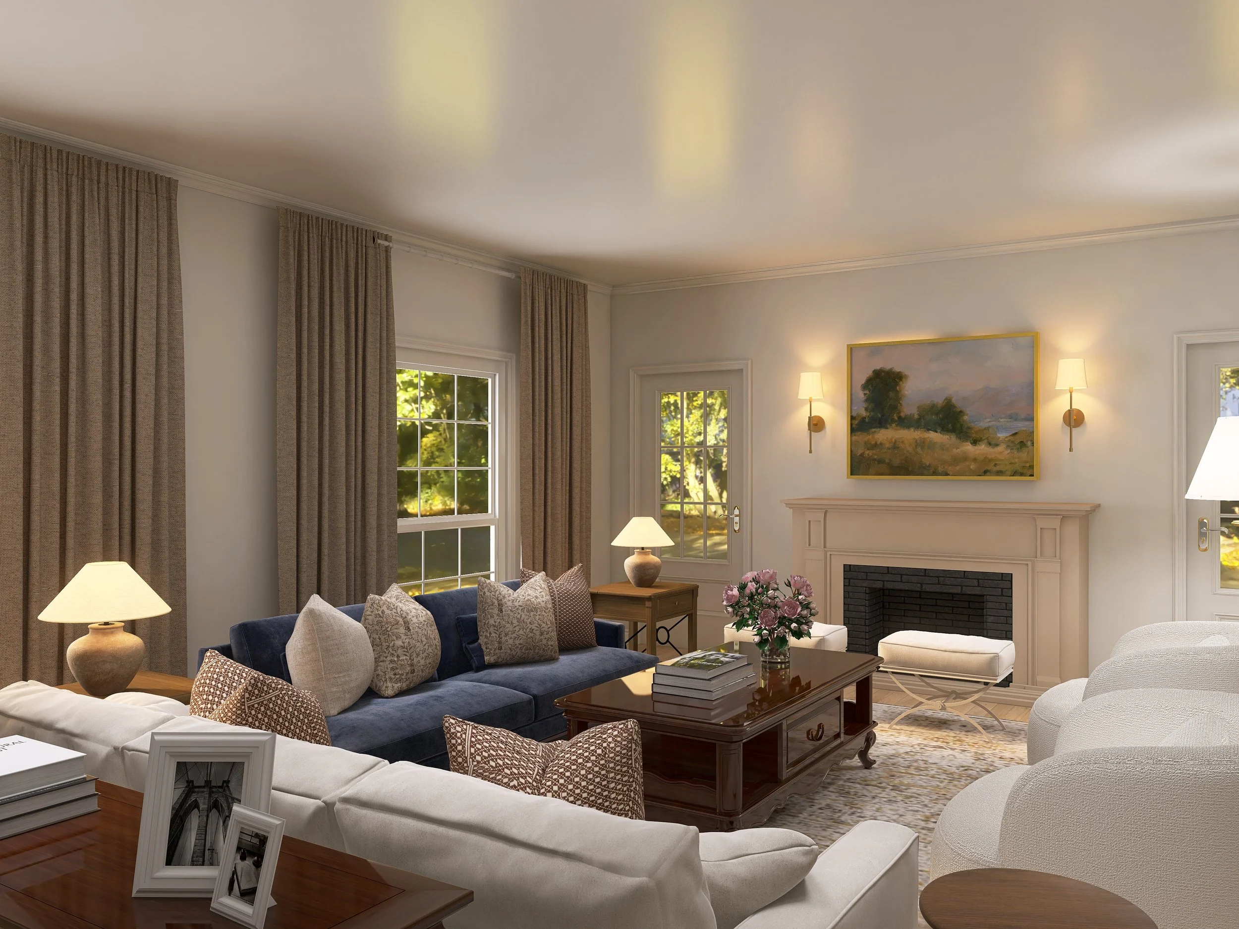 The Bridgecrest Living Room
