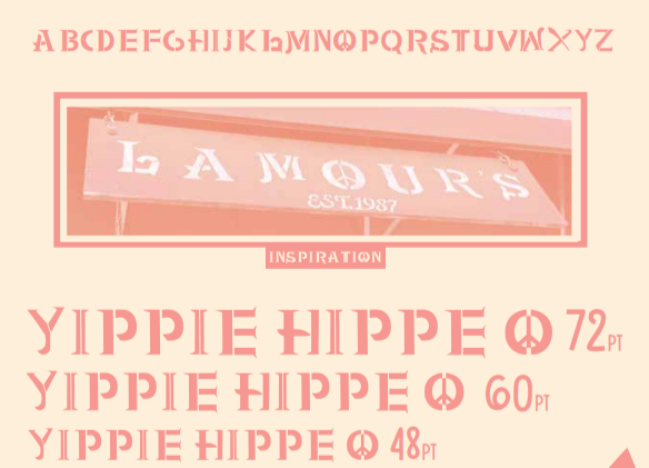 Yippie Hippe- Custom Typeface