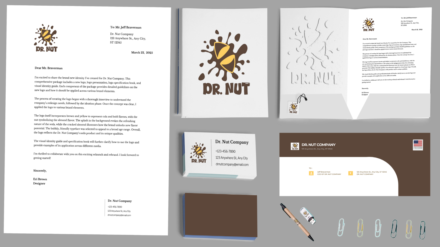 Dr. Nut- Logo Uses Mockups