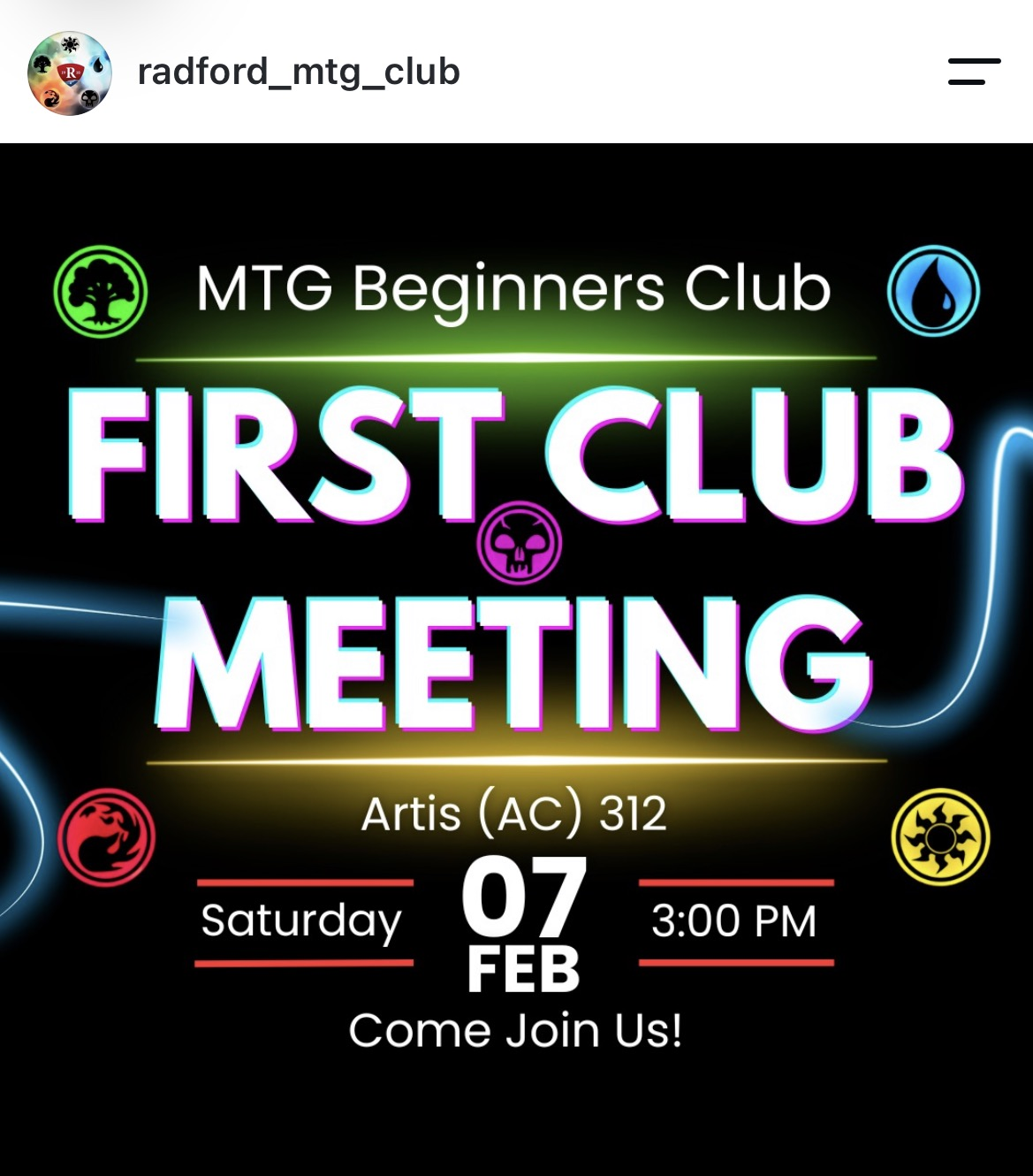 Meeting Announcement- Instagram Post