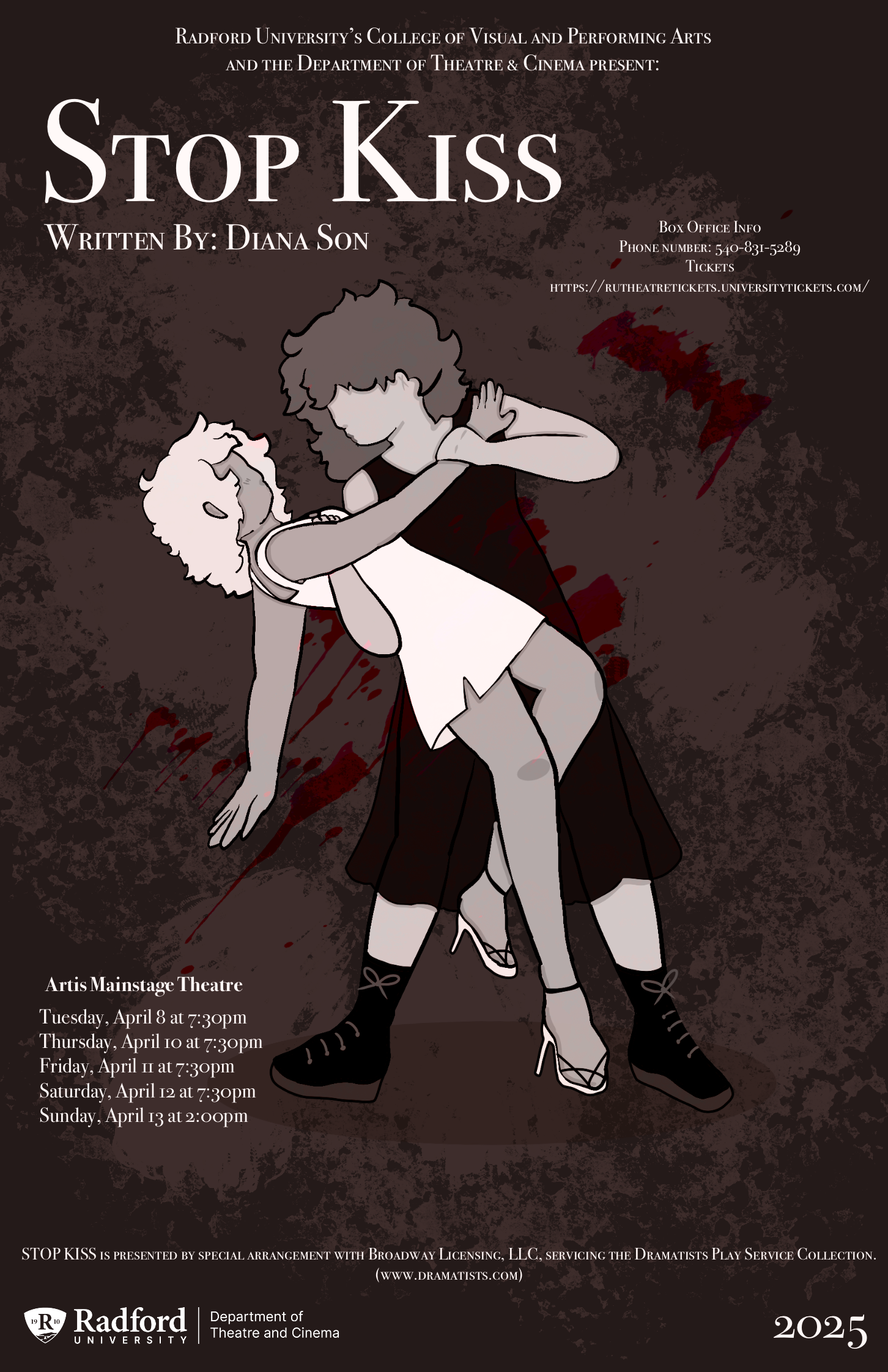 College Theater Poster- Art In Design