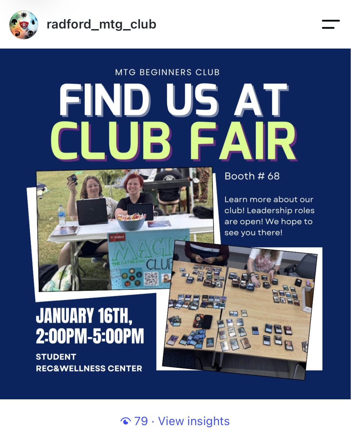 Club Fair- Instagram Post