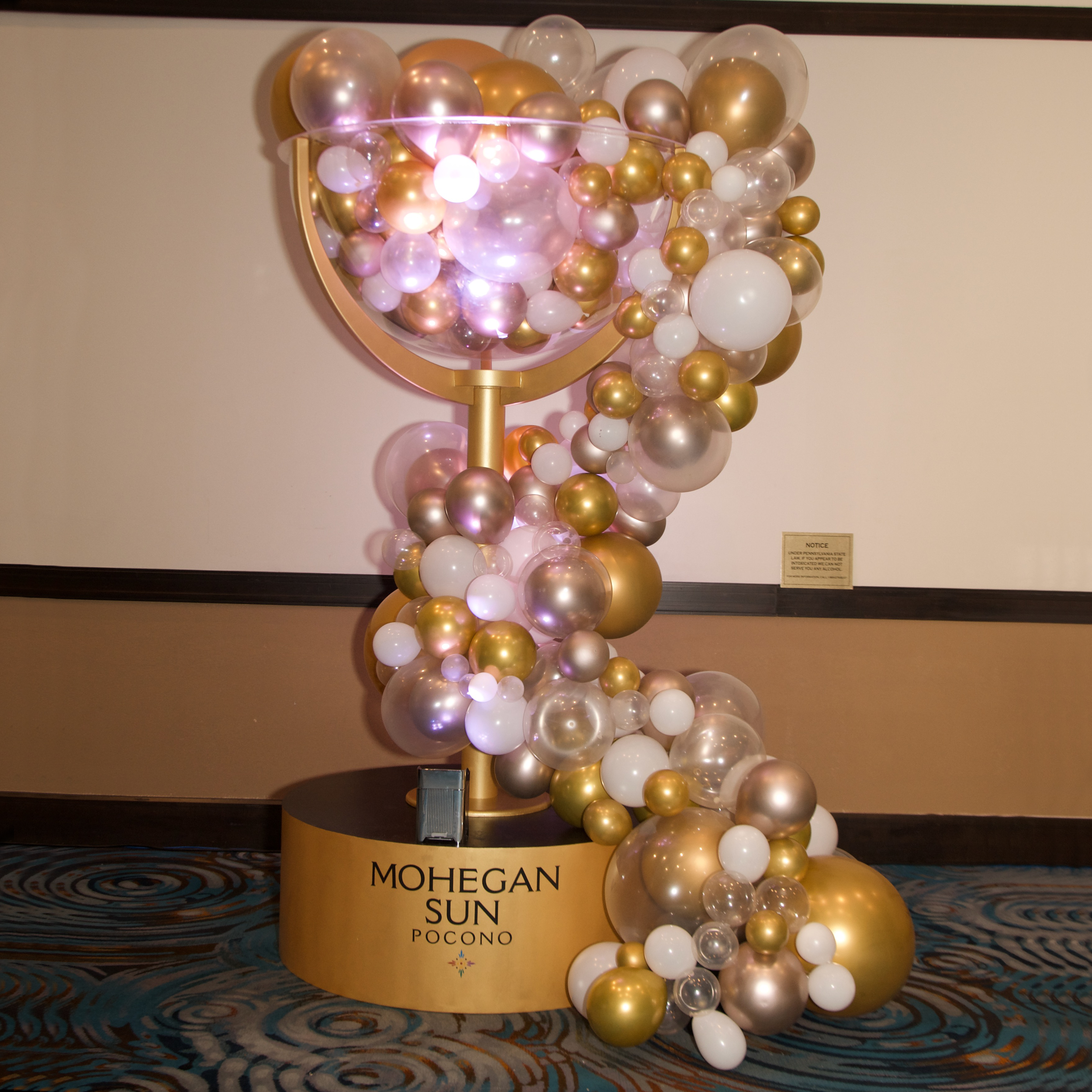 Oversized Champagne Glass