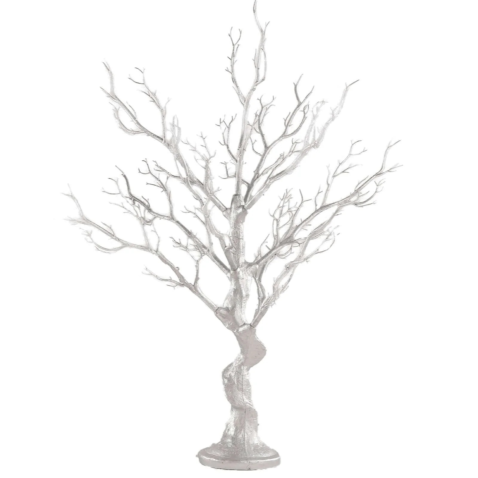 Medium Metallic Silver Tree