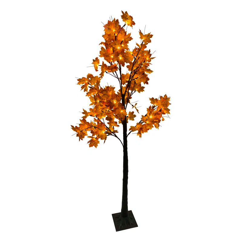 Led Lighted Autumn Maple Tree
