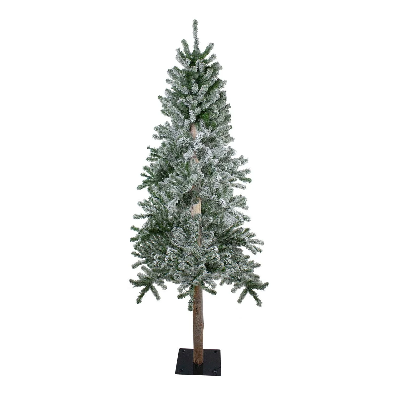 6’ Artificial Flocked Alpine Tree