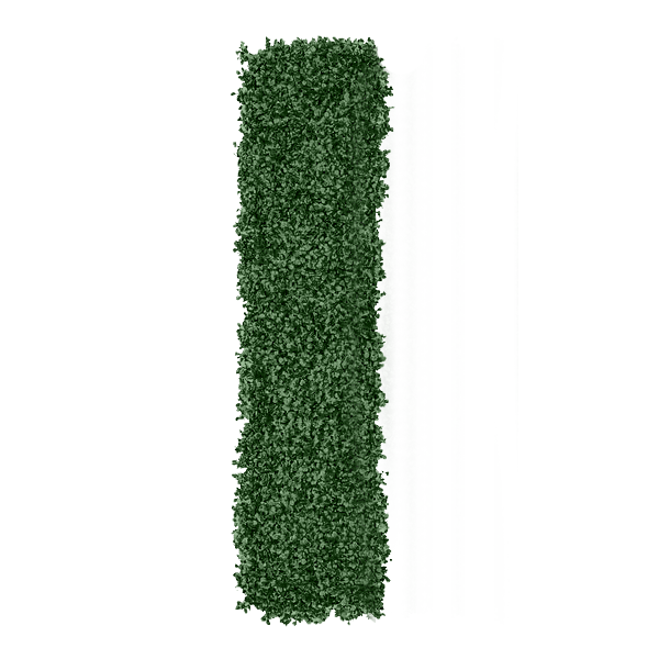 2' X 8' Hedge Wall
