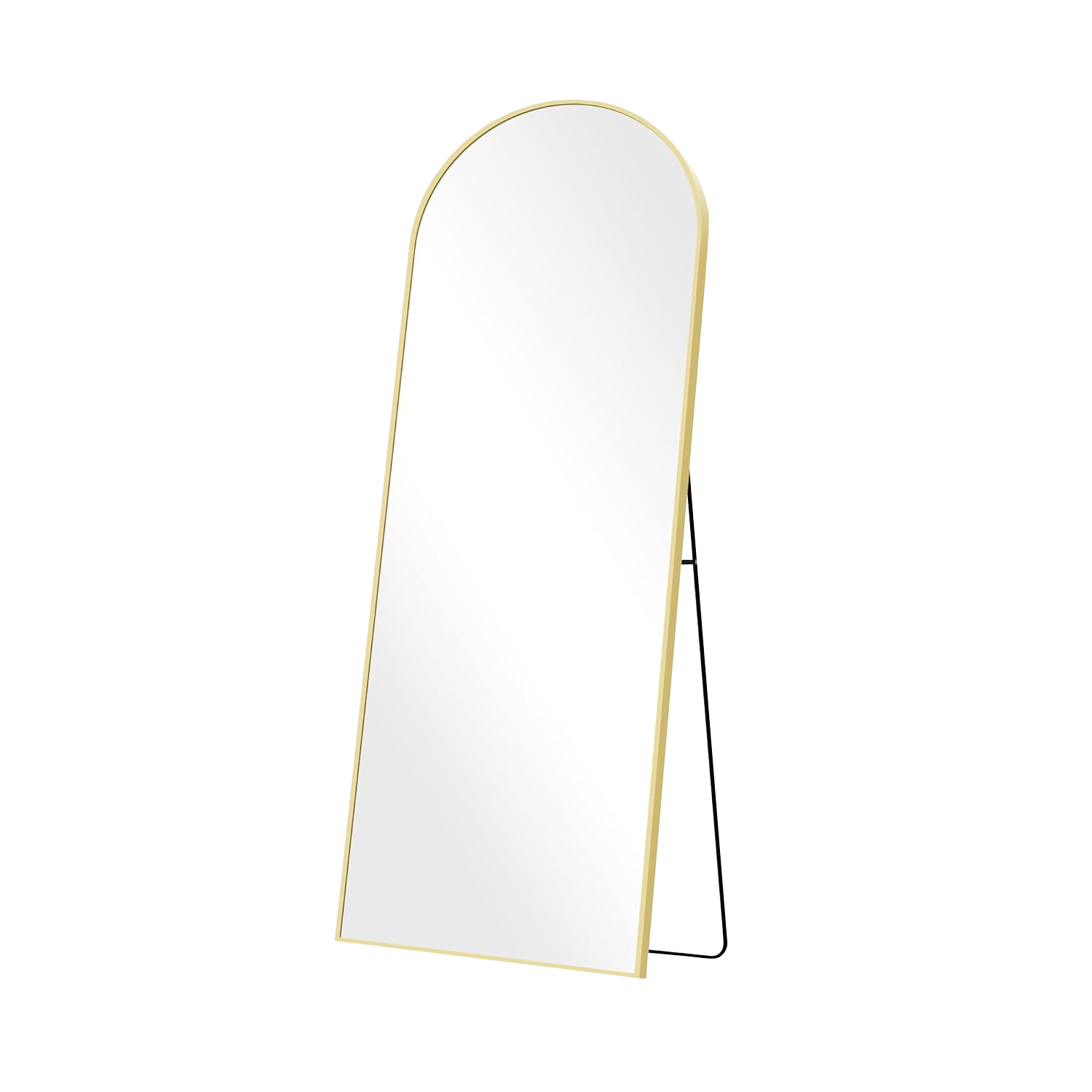 Full Length Freestanding Mirror With Gold Frame