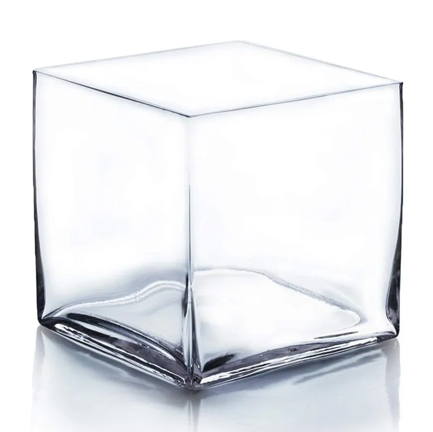 Glass Cube Vase