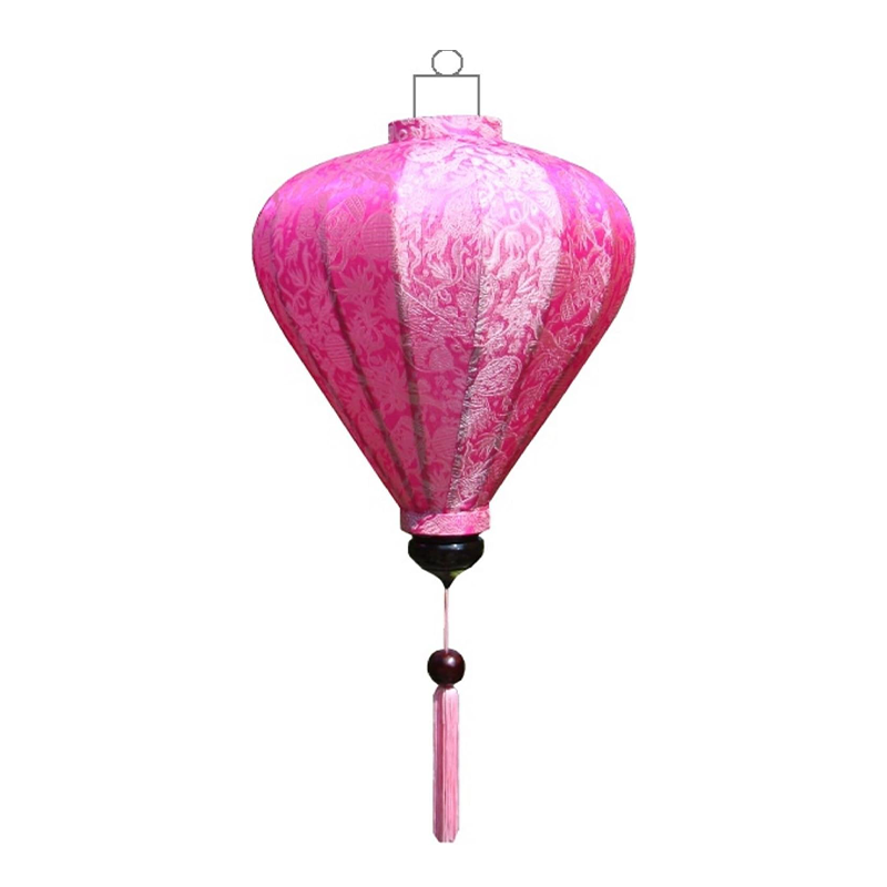 Pink Silk Lantern