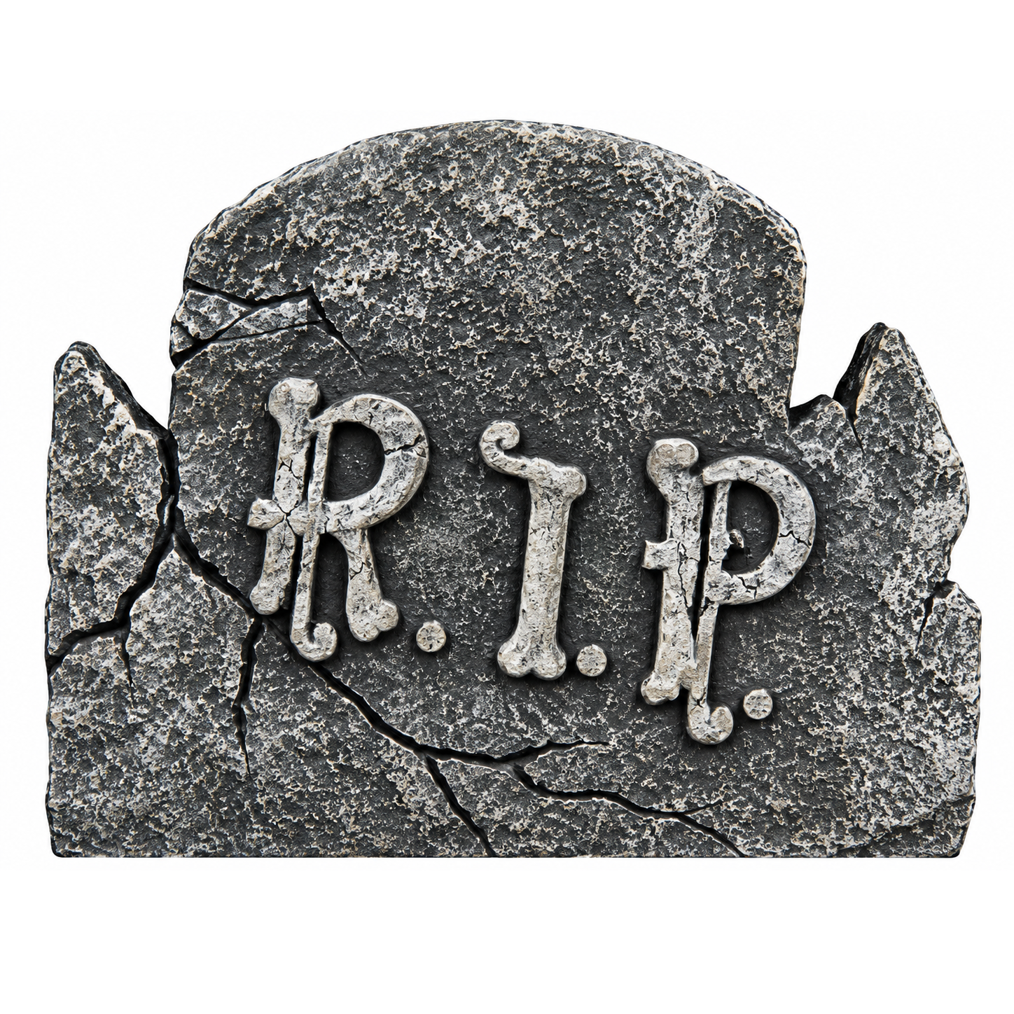 Cracked Gothic R.I.P. Tombstone.png