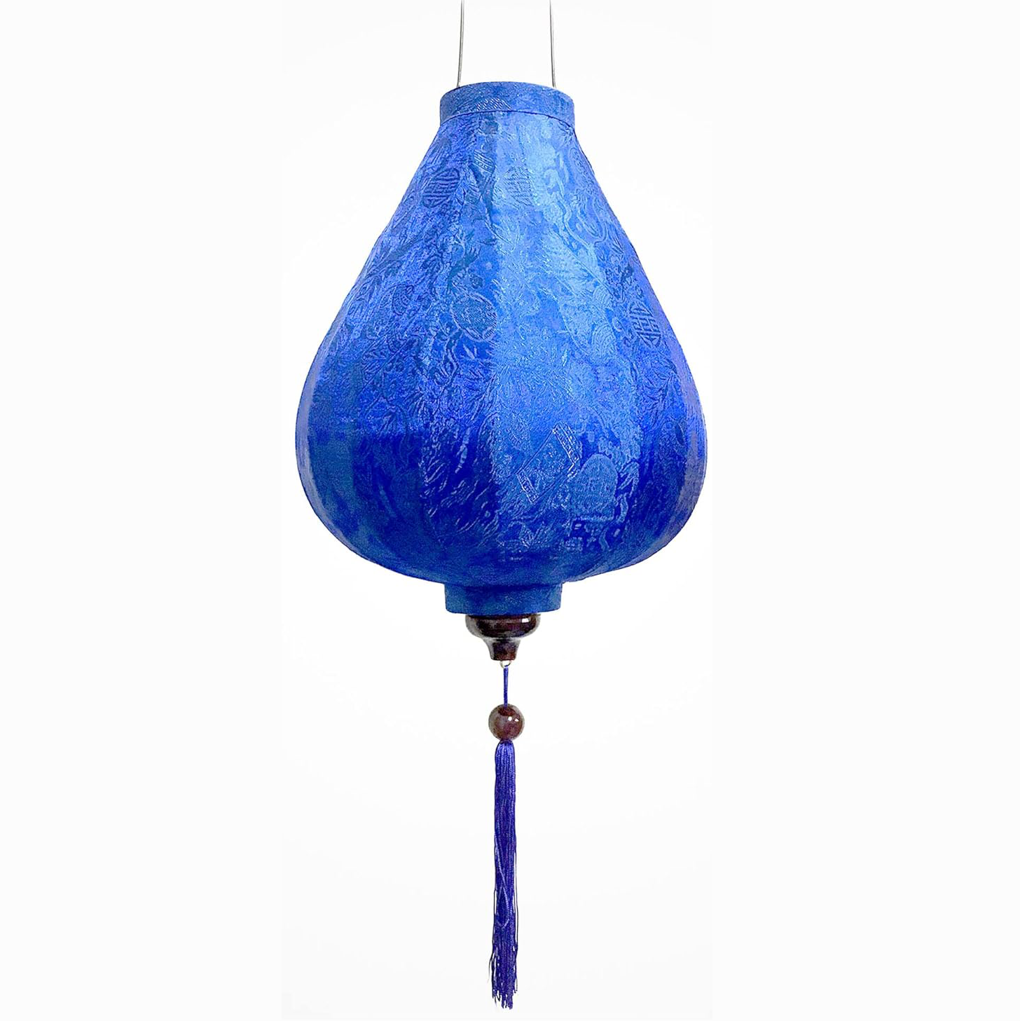 Blue Silk Lantern