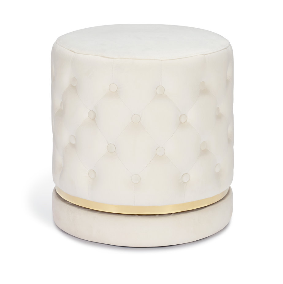 Vancamp Velvet Ottoman