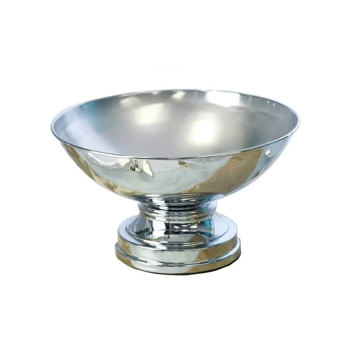 Metallic Silver Bowl