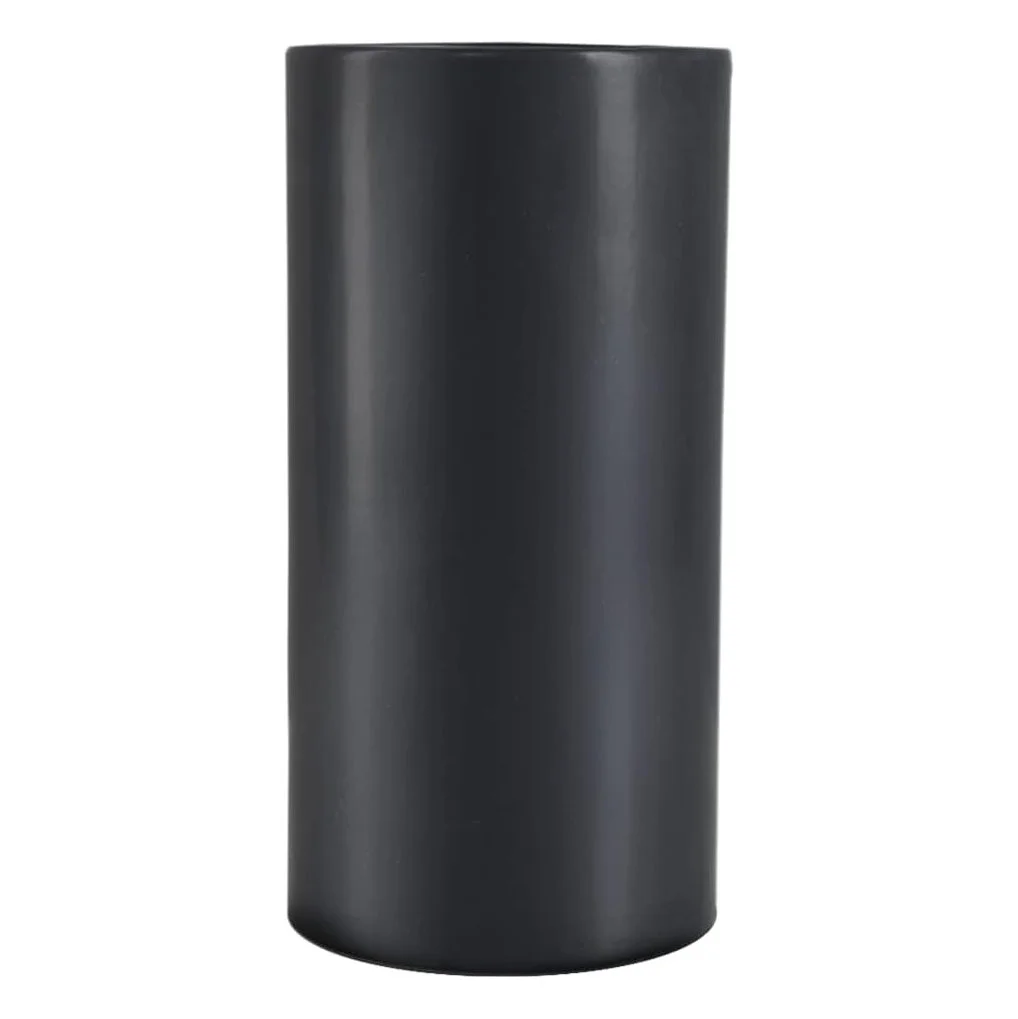 Black Cylinder Vase