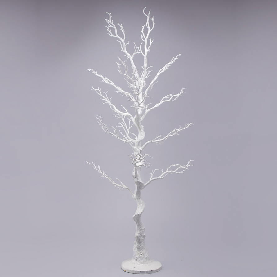 Large Metallic Silver Tree