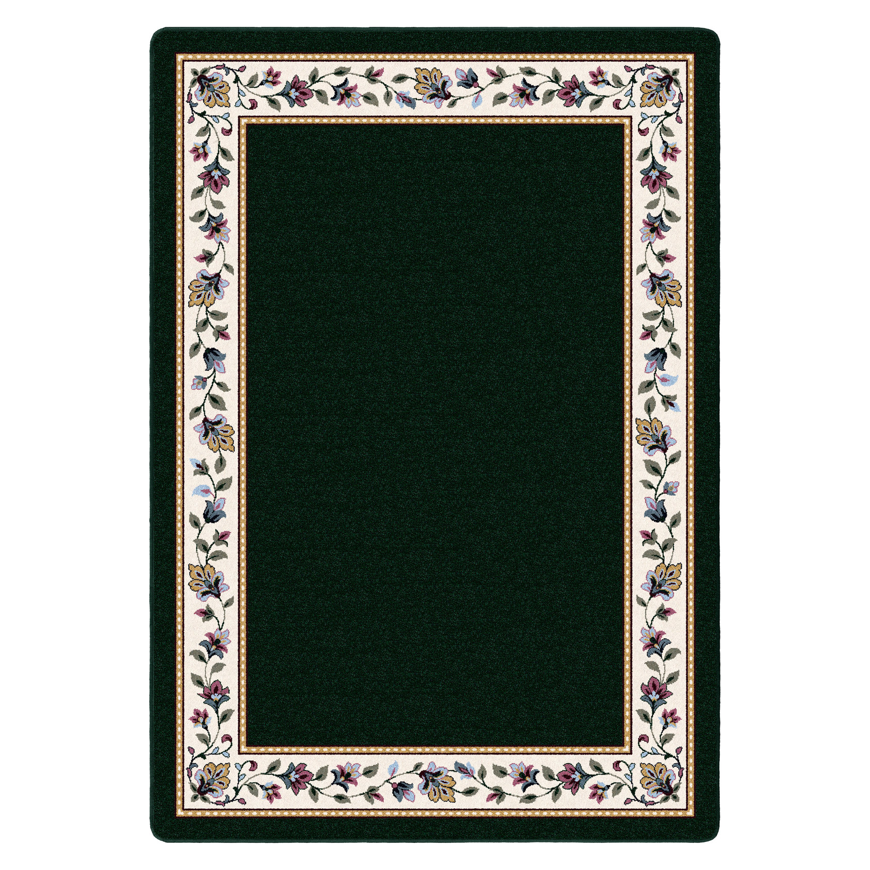 Symphony Emerald Floral Rug
