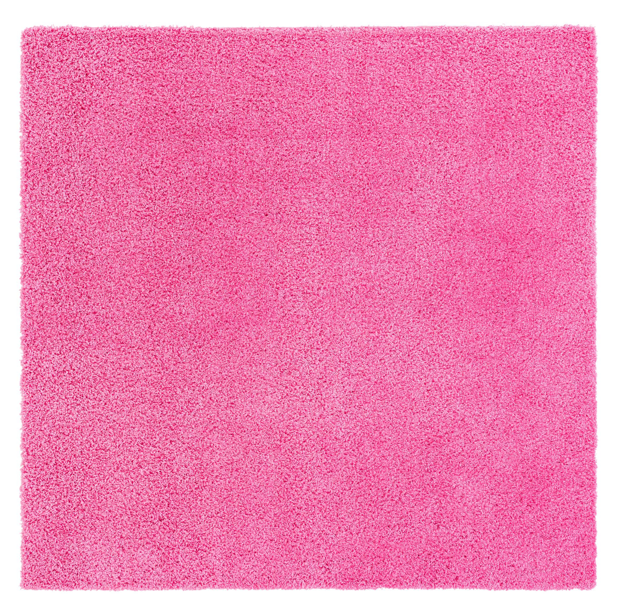 Taffy Pink Shag Rug