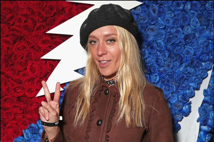 Chloe Sevigny promoting Summer Tour, a film she produced about the Grateful Dead