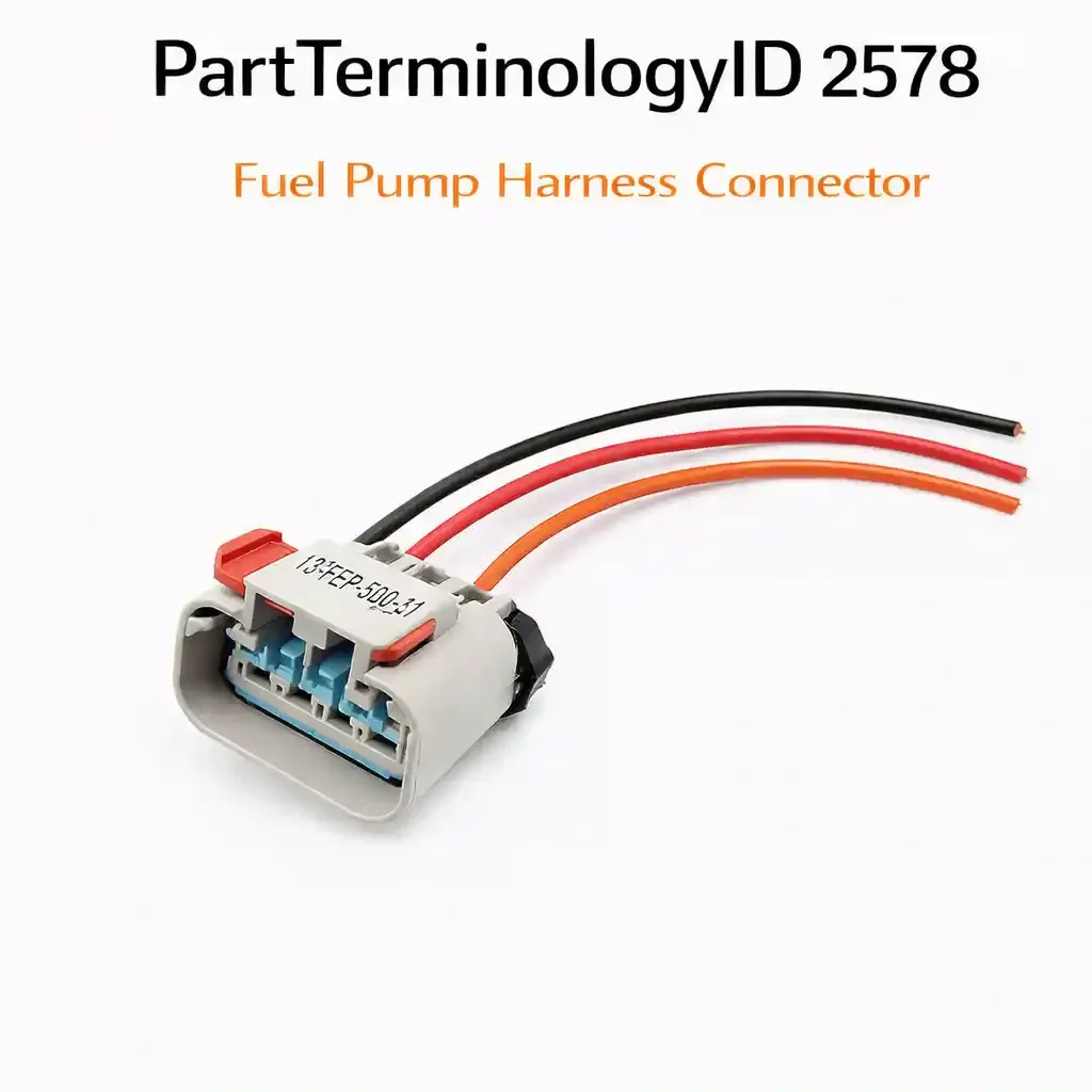 PartTerminologyID 2578 Fuel Pump Harness Connector